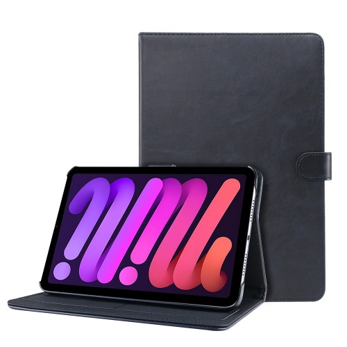 Dasaja iPad mini 6 leren hoes / case donkerblauw