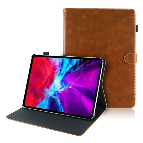 iPad 10.9 (2022) / iPad 11 (2025) leren hoes / case bruin