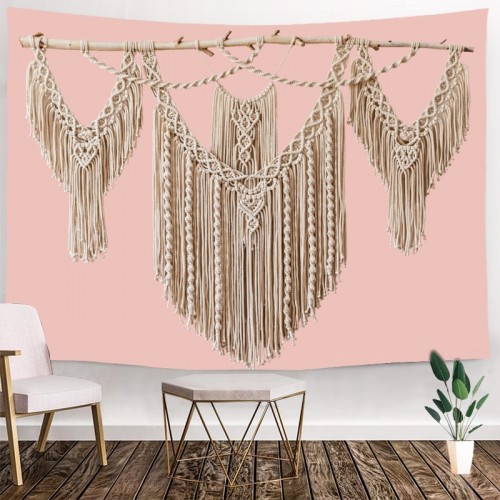 Ulticool - Macrame - Wandkleed - 200x150 cm - Groot wandtapijt - Poster