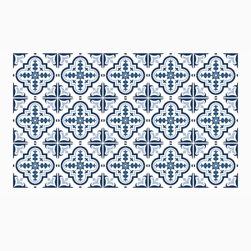 Ulticool Decoratie Sticker Tegels - Delfts Blauw Wit Nederland - 15x15 cm - 15 stuks Plakfolie Tegelstickers - Plaktegels Zelfklevend - Sticktiles - Badkamer - Keuken 