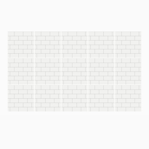 Ulticool Decoratie Sticker Tegels - Steenstrips Wandbekleding Muur Metrotegels Wit - 15x15 cm - 15 stuks Plakfolie Tegelstickers - Metro Plaktegels Zelfklevend - Sanitair - Toilet - WC - Badkamer - Keuken
