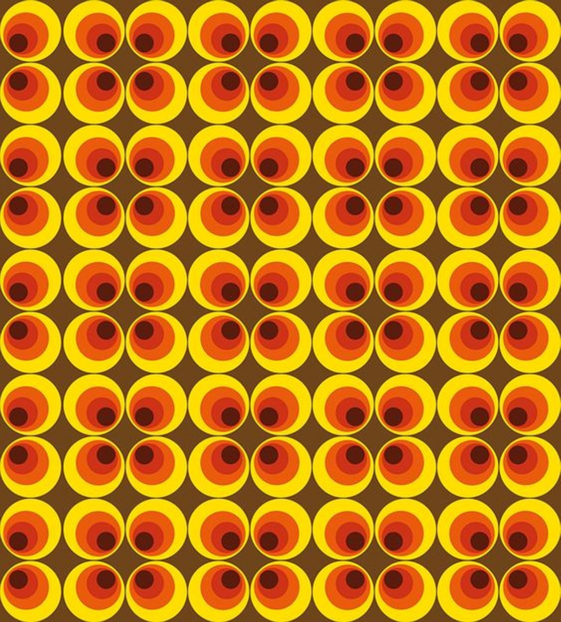 Ulticool Douchegordijn Retro Vintage Flowers 60's 70's 180 x 200 cm