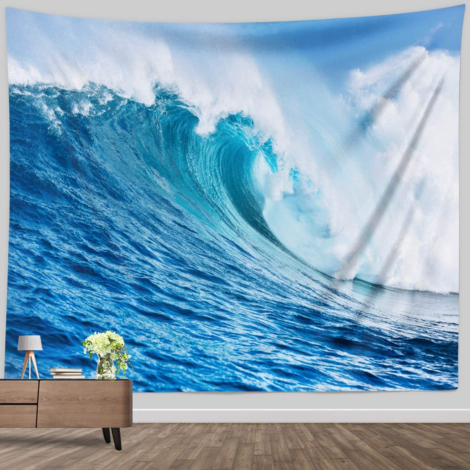 Psychedelische Paddestoel Hemel - Wandkleed - 200x150 Cm Groot Wandtapijt Poster
