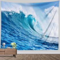 Ulticool - Golven Zee Surfen Strand Zomer Zeilen - Wandkleed - 200x150 cm - Groot wandtapijt - Poster