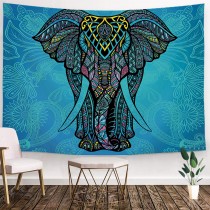 Ulticool - Olifant Bohemian Hippie Ibiza Style - Wandkleed - 200x150 cm - Groot wandtapijt - Poster