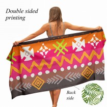 Ulticool - Handdoek - Geometrische figuren - Backdrop Decoratie Natuur - Badhanddoek - Strandlaken - Handdoek Microvezel - Sneldrogend Badlaken - 160 x 80 cm - voor reizen fitness gym sport