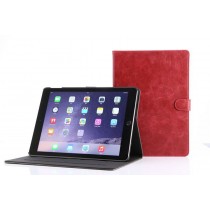 iPad 9.7 (2017) leren hoes / case rood