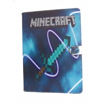 iPad mini 1, 2, 3 Minecraft case blauw