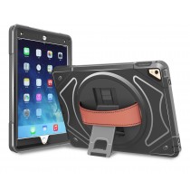 360 graden draaibare, rugged, hybride, iPad mini 1 / 2 / 3 case met screenprotector