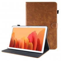 Dasaja Samsung Galaxy Tab A7 10.4 (2020) leren hoes / case bruin