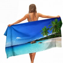 Ulticool - Oceaan Zee Stilte Rust Duiken Aquarium Strand Zomer - Handdoek Microfiber - Sneldrogend Badlaken – voor reizen fitness gym sport 