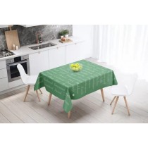 Ulticool Tafelkleed Groot Tafelzeil Waterdicht - 140 x 240 cm - Tekst Positief Denken Zen Geluk Zelfvertrouwen - Groen 