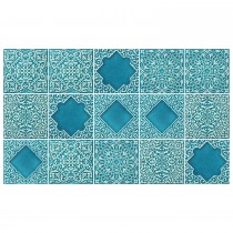 Ulticool Decoratie Sticker Tegels - Arabische Marokkaanse Sprookjes - 15x15 cm - 15 stuks Plakfolie Muurstickers Tegelstickers - Plaktegels Zelfklevend - Sticktiles - Badkamer - Keuken 