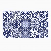 Ulticool Decoratie Sticker Tegels - Nederland Blauw Wit - 15x15 cm - 15 stuks Plakfolie Tegelstickers - Plaktegels Zelfklevend - Sticktiles - Badkamer - Keuken 