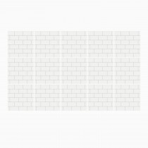 Ulticool Decoratie Sticker Tegels - Steenstrips Wandbekleding Muur Metrotegels Wit - 15x15 cm - 15 stuks Plakfolie Tegelstickers - Metro Plaktegels Zelfklevend - Sanitair - Toilet - WC - Badkamer - Keuken