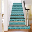 Ulticool Decoratie Sticker Tegels - Schubben Halve Maan Zeegroen - 15x15 cm - 15 stuks Plakfolie Muurstickers Tegelstickers - Plaktegels Zelfklevend - Sticktiles - Badkamer - Keuken 