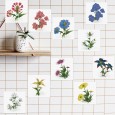 Ulticool Decoratie Sticker Tegels - Wilde Bloemen - 15x15 cm - 15 stuks Plakfolie Tegelstickers - Plaktegels  Muurstickers Zelfklevend - Sticktiles - Badkamer - Keuken 