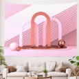 Ulticool - Arches Aesthetic Background Backdrop Achtergrond - Wandkleed - 200x150 cm - Groot wandtapijt - Poster - Roze 