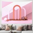 Ulticool - Arches Aesthetic Background Backdrop Achtergrond - Wandkleed - 200x150 cm - Groot wandtapijt - Poster - Roze 