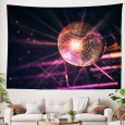 Ulticool - Discobol Wandkleed Discolamp Discobal Discolicht - 200x150 cm - Groot wandtapijt - Poster - Zilver Goud Roze 