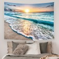 Ulticool - Zee Golven Strand Natuur - Wandkleed - 200x150 cm - Groot wandtapijt - Poster