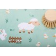 Wasbare Onderlegger Waterdichte Matrasbeschermer & Speelmat – 145 × 90 cm - Little Farmer – Tiny Tulip - Voor Bed Hondenmand – Beschermhoes tegen Plas