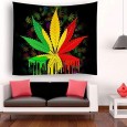 Ulticool - Wiet Weed Reggae Rasta Cannabis Natuur - Wandkleed - 200x150 cm - Groot wandtapijt - Poster