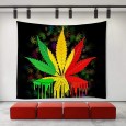 Ulticool - Wiet Weed Reggae Rasta Cannabis Natuur - Wandkleed - 200x150 cm - Groot wandtapijt - Poster