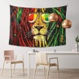 Ulticool - Reggae Rasta Jamaica Leeuw Bril - Wandkleed - 200x150 cm - Groot wandtapijt - Poster