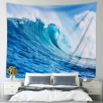 Ulticool - Golven Zee Surfen Strand Zomer Zeilen - Wandkleed - 200x150 cm - Groot wandtapijt - Poster