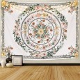 Ulticool - Mandala Bloemen Natuur - Wandkleed - 200x150 cm - Groot wandtapijt - Poster