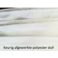 Keurig afgewerkte polyester stof