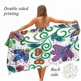 Ulticool - Handdoek - Bloemen - Badhanddoek - Strandlaken - Handdoek Microvezel - Sneldrogend Badlaken - 160 x 80 cm - voor reizen fitness gym sport