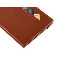 Dasaja iPad 10.9 (2022) / iPad 11 (2025) leren hoes bruin met pen houder