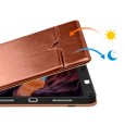 Dasaja iPad 10.9 (2022) / iPad 11 (2025) leren hoes bruin met pen houder