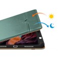 Dasaja iPad 10.9 (2022) / iPad 11 (2025) leren hoes groen met pen houder