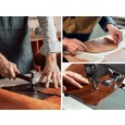 Dasaja iPad 10.9 (2022) / iPad 11 (2025) leren hoes paars met pen houder
