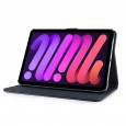 Dasaja iPad mini 6 leren hoes / case donkerblauw