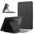 Dasaja – Samsung Galaxy Tab A 10.1 (2019) Hoes - Magnetische 6 standen case - met kaarthouder - 3 lagen bescherming - Zwart