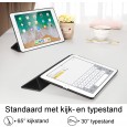 Dasaja Premium vouwbare hoes / case voor iPad 9.7 (2017 / 2018) zwart