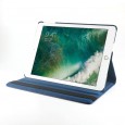 360 graden draaibare iPad 9.7 (2017 & 2018) / Air 2 / Air 1 case met 2 standen donker blauw
