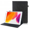 iPad 10.2 (2019 / 2020 / 2021) leren hoes / case grijs