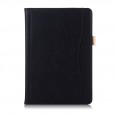 iPad 10.2 (2019 / 2020 / 2021) / iPad Air 3 10.5 (2019) / iPad Pro 10.5 (2017) leren case / hoes zwart incl. standaard met 3 standen