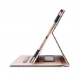 iPad 10.2 (2019 / 2020 / 2021) / iPad Air 3 10.5 (2019) / iPad Pro 10.5 (2017) leren case / hoes zwart incl. standaard met 3 standen