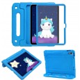 iPad 10.9 (2022) kinderhoes blauw met ingebouwde screenprotector