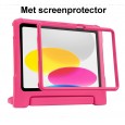 iPad 10.9 (2022) kinderhoes roze met ingebouwde screenprotector