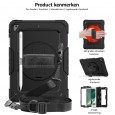 iPad 10.2 (2019 / 2020 / 2021) case / hoes met screenprotector, handriem en schouderriem voor Horeca en Bouw