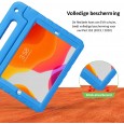 iPad 10.2 (2019 / 2020 / 2021) kinderhoes blauw met ingebouwde screenprotector