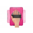 360 graden draaibare, rugged, iPad 9.7 (2017 & 2018) / Air 2 / Pro 9.7 case met screenprotector roze