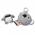 USB-stick koala beer grijs 128GB high speed (USB 3.0)